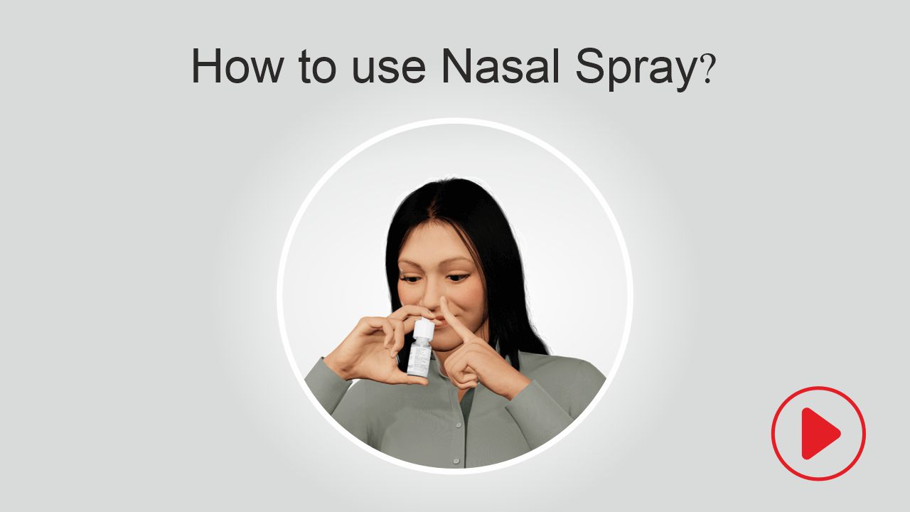 how to use nasal spray english